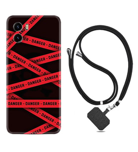 Vivo Y15S Y32 Y33S Y51 Y53S Kılıf Boyun Askılı Silikon Danger 1372