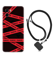 Vivo Y15S Y32 Y33S Y51 Y53S Kılıf Boyun Askılı Silikon Danger 1372