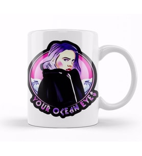 Billie Eilish Ocean Eyes Kupa Bardak Porselen