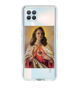 Oppo Reno 4 Lite Uyumlu Lana Del Rey Desenli Şeffaf Telefon Kılıfı