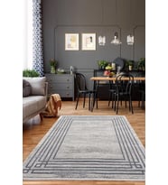Breda Modern Salon ve Oturma Odası Halısı - Mavi