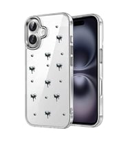 İphone 16 Fiyonk Desenli Kapak - Desen 1