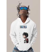 Monkey D. Luffy One Piece Baskılı Unisex Oversize Anime Karakter Hoodie