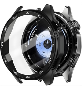 Lexroo Huawei Watch GT6 46mm için 2’si 1 Arada Sert Polikarbonat Kasa ve Ekran Koruyuculu Kılıf