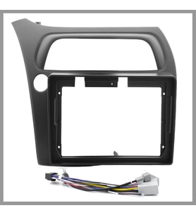 HONDA CIVIC TYPE-R 2006-2012 UYUMLU 9" SİYAH ANDROID MULTİMEDYA ÇERÇEVESİ - SOKET