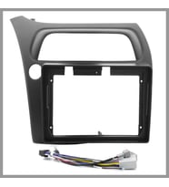 HONDA CIVIC TYPE-R 2006-2012 UYUMLU 9" SİYAH ANDROID MULTİMEDYA ÇERÇEVESİ - SOKET