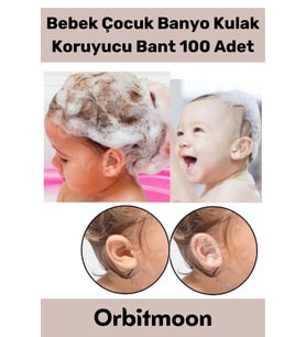 100 ADET Bebek Banyo Kulak Koruyucu Bant