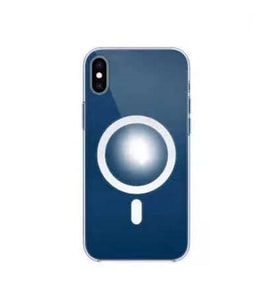 Coverzone iPhone XS 5.8 ile uyumlu K?l?f ?effaf, Wireless Magsafe ile uyumlu Silikon Kapak Kamera Koruma �?k?nt?l? K?l?f, ?effaf