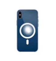 Coverzone iPhone XS 5.8 ile uyumlu K?l?f ?effaf, Wireless Magsafe ile uyumlu Silikon Kapak Kamera Koruma �?k?nt?l? K?l?f, ?effaf