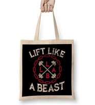 Lift Like a Beast Weightlifting Powerlifting Gym Bez Çanta Uzun Saplı