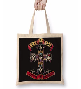 Guns N' Roses 3 Bez Çanta Uzun Saplı
