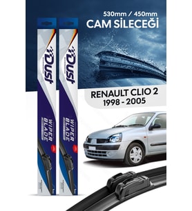 Renault Clio 2 Silecek Takımı 1998-2005 Uyumlu 530MM/450MM