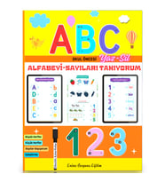 Okul Öncesi Alfabeyi Sayıları Tanıyorum YAZ-SİL Kitabı