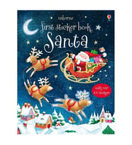 First Sticker Book Santa Usborne Publishing