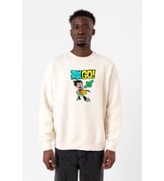 Teen Titans Go Robin Ekru Erkek 2ip Sweatshirt