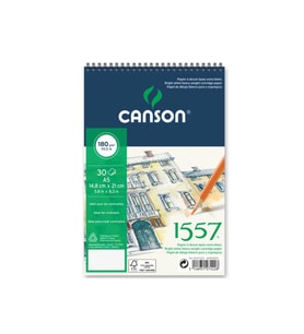 Canson A5 1557 Resim Ve Çizim Blok 180 gr 20 Yaprak Resim Defteri Üstten Spiralli