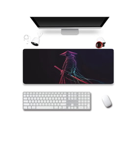 SonicTouch Klavye Mousepad 32x70cm Dikişsiz Pürüzsüz Sıvı Geçirmez Kaymaz Taban Işık Muhafızı