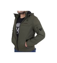 Motosiklet Montu Jaws Soft Shell Yeşil-Haki Erkek Motorcu Mont