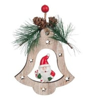 Yılbaşı Çam Ağacı Noel Baba Kozalaklı Dekor Süs 10 Cm 1 Adet