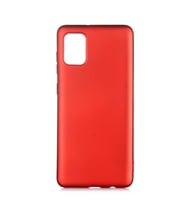 Samsung Galaxy A31 Kılıf Soft Mat Premier Case (Kırmızı)