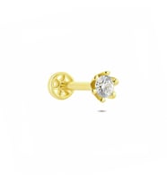Glorria Altın Tektaş Tragus Piercing