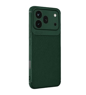 Huawei Honor 600 Pro Auto Focus Karbon Kapak - Koyu Yeşil