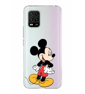 Xiaomi Mi 10 Lite Uyumlu Kapak Mickey Mouse Tasarımlı Şeffaf Silikon Kılıf