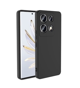 İnfinix Note 30 VIP Kılıf İçi Kadife Lansman Kapak (Siyah)