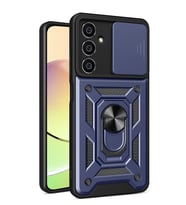 Galaxy A25 5G Kılıf Pars Lens Yüzüklü Silikon - Lacivert