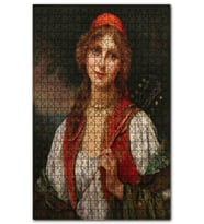 Cakapuzzle François Martin Kavel Catherine La Rose Puzzle Yapboz MDF (Ahşap) (120 Parça)