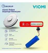 Viomi V2 Pro Robot Süpürge Uyumlu Batarya 3500 mAh -