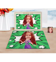 BK Gift Kişiye Özel Prenses Karikatürlü 1000 Parça Profesyonel Puzzle-3