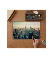 New York Şehir Manzarası Tasarımı 240 parça Ahşap Puzzle Ahşap Kutuda MP01407