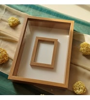 30x40 Cm Ledsiz Bambu Renkli Fotoğraf Bölümlü Tasarım Gül Kutusu Anı Çerçevesi! İsimsiz(Fotoğraf Hediye)