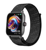 Huawei Watch GT 3 42mm Uyumlu Kordon Hasır Örgü Cırt Cırtlı Terletmeyen Zore KRD-03 Kumaş Kayış
