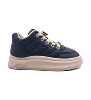 Guja 25k421 Kadın Emoji Süs Detaylı Kalın Taban Sneaker Ayakkabı (Siyah)