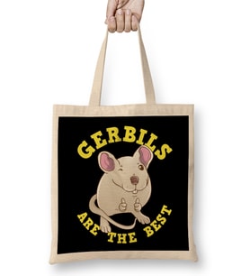Cute & Funny Gerbils Are The Best Pet Owners Bez Çanta Uzun Saplı