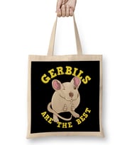 Cute & Funny Gerbils Are The Best Pet Owners Bez Çanta Uzun Saplı