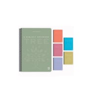 GIPTA TREE A4 SPİRALLİ SEPARATÖRLÜ PP KAPAK 120 YP KARELİ DEFTER