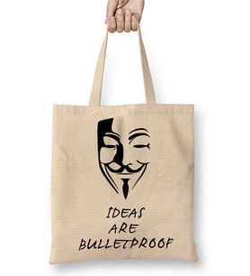 V For Vendetta Bez Çanta Uzun Saplı