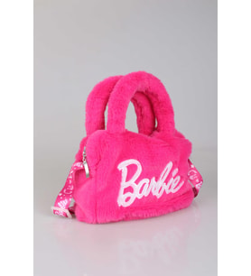 DEKOMUS İLE YENİ SEZON LİSANSLI BARBIE BASIC PELUŞ ASKILI OMUZ ÇANTASI
