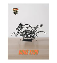 KTM Duke 1290 Masa Dekoru – Motor Figürü - Motosiklet Silüeti