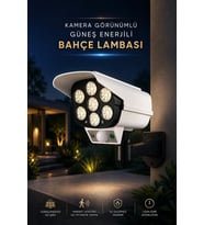 Bahçe Aydınlatması Hareket Sensörlü Led Aydınlatma Kamera Görünümlü