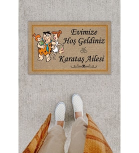 Kişiye Özel Tasarım Modern Dijital Baskı Paspas 70x45 Cm - Çok Amaçlı Kapı Önü Paspası
