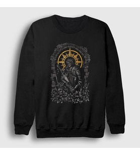 Presmono Unisex Siyah Soul Of Cinder Dark Souls Sweatshirt 444508tt