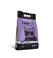 Lindocat Double Action Argan Yağı ve Lavanta Kokulu Topaklanan Kedi Kumu 10 Lt (Krem)