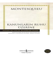 Kanunların Ruhu Üzerine - Hasan Ali Yücel Klasikleri