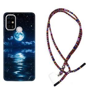 Casper E30 F20 X20 Kılıf Boyun Asklı Rasta Silikon Night Moon 1133