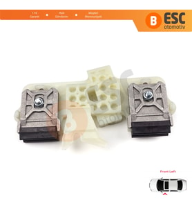 Ford Fiesta MK5 JH JD BE256 2001-2008 4/5 Kapı 2S61A23201 İçin Ön Sol Kapı Cam Kriko Tamir Klipsi