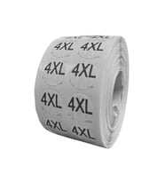 Örenler Plastik 15 Çap Beden Etiketi (2.500'lü Rulo) 4XL